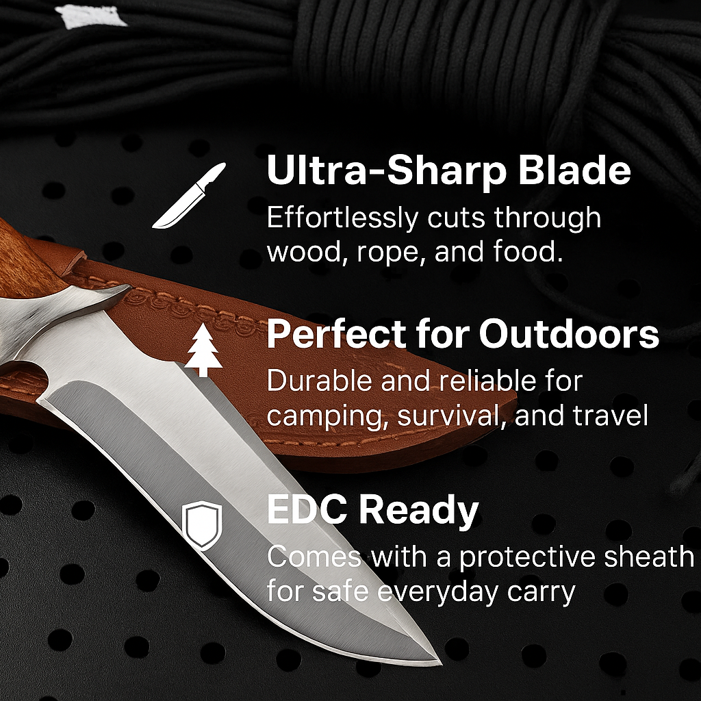 The Ultimate Survival Knife Forged from M390 Steel